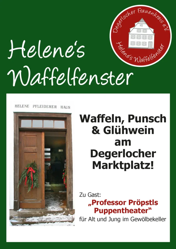 Helene's Waffelfenster, Degerlocher Frauenkreis e.V.